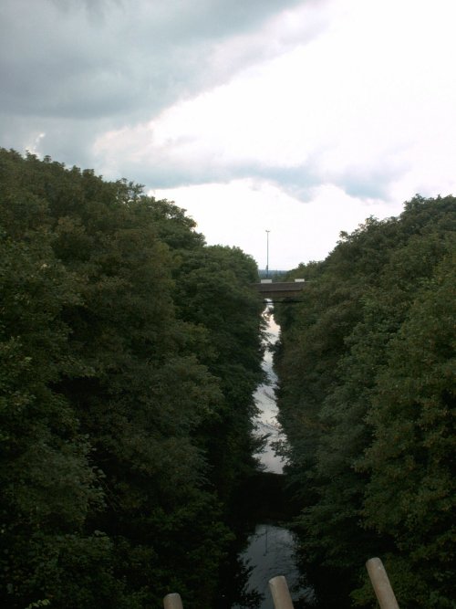 photo: view from Green Lane bridge to Newton Road