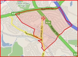 St Pauls Parish Boundary